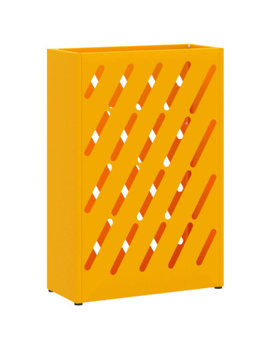 Supporto per Ombrellone giallo senape 28 x 12 x 41 cm Acciaio