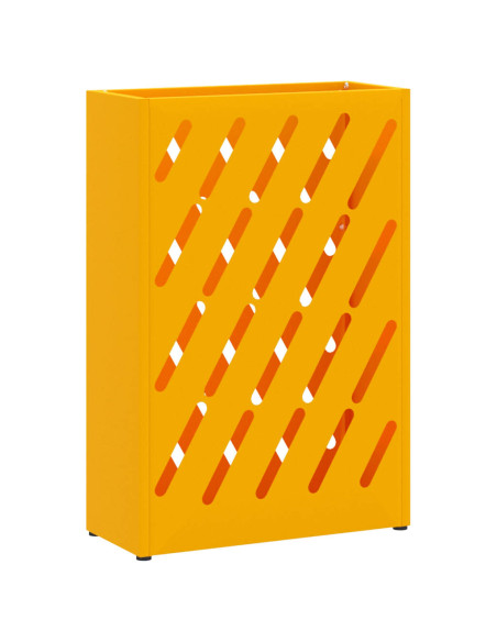 Supporto per Ombrellone giallo senape 28 x 12 x 41 cm Acciaio