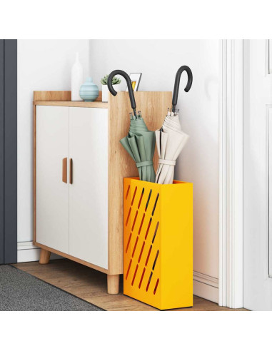 Supporto per Ombrellone giallo senape 28 x 12 x 41 cm Acciaio