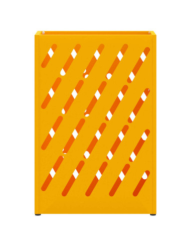 Supporto per Ombrellone giallo senape 28 x 12 x 41 cm Acciaio