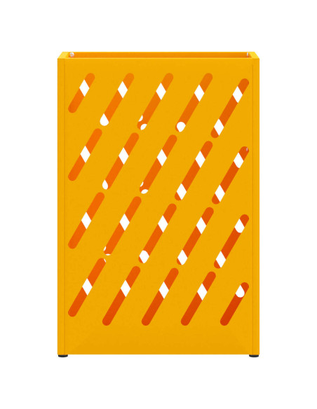 Supporto per Ombrellone giallo senape 28 x 12 x 41 cm Acciaio