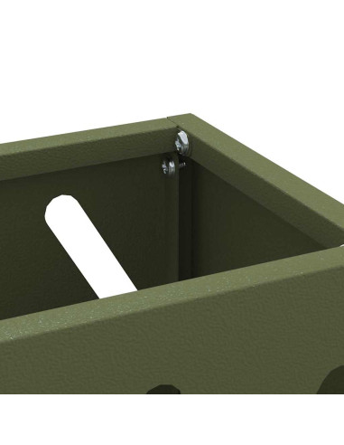 Supporto per Ombrellone Oliver verde 28 x 12 x 41 cm Acciaio