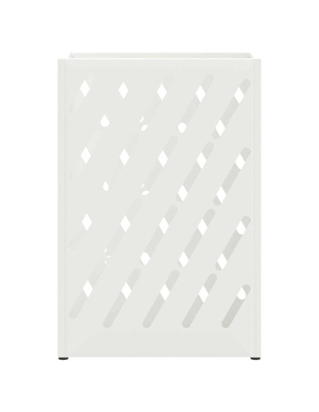 Supporto per Ombrellone Bianco 28 x 12 x 41 cm Acciaio