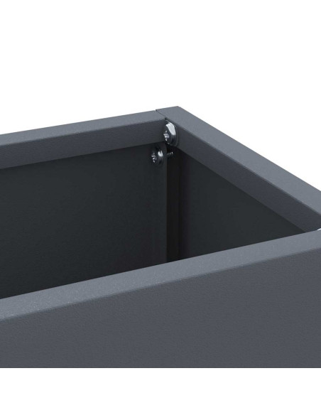 Supporto per Ombrellone Antracite 28 x 12 x 41 cm Acciaio