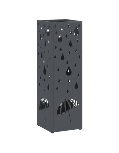 Supporto per Ombrellone Antracite 15,5 x 15,5 x 49 cm Metallo 2