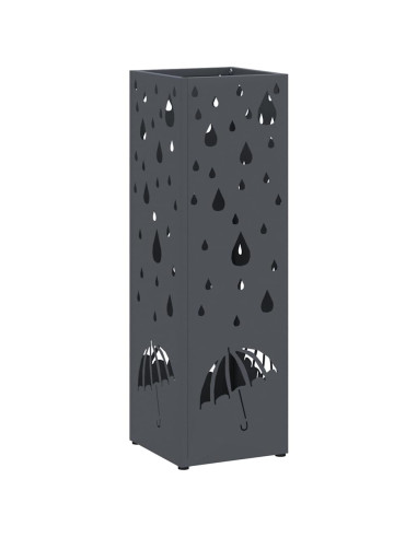 Supporto per Ombrellone Antracite 15,5 x 15,5 x 49 cm Metallo