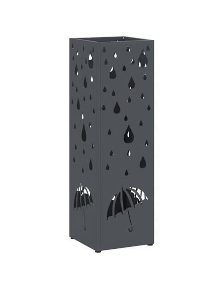 Supporto per Ombrellone Antracite 15,5 x 15,5 x 49 cm Metallo