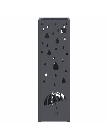 Supporto per Ombrellone Antracite 15,5 x 15,5 x 49 cm Metallo