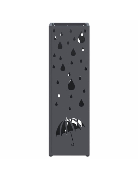 Supporto per Ombrellone Antracite 15,5 x 15,5 x 49 cm Metallo