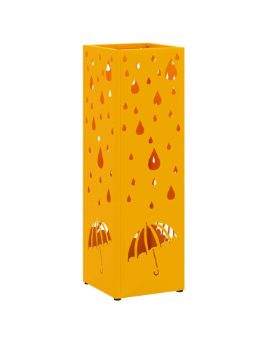 Supporto per Ombrellone Senape 15,5 x 15,5 x 49 cm Metallo