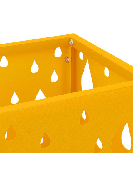 Supporto per Ombrellone Senape 15,5 x 15,5 x 49 cm Metallo