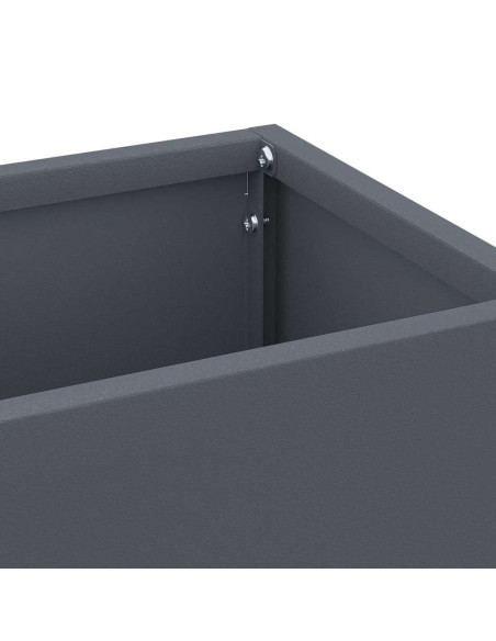Supporto per Ombrellone Antracite 15,5 x 15,5 x 49 cm Metallo