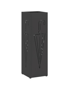 Supporto per Ombrellone Nero 15,5 x 15,5 x 49 cm Metallo 2