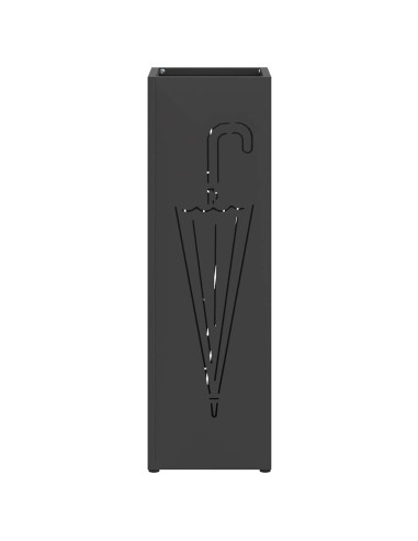 Supporto per Ombrellone Nero 15,5 x 15,5 x 49 cm Metallo
