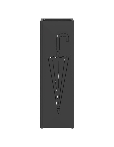 Supporto per Ombrellone Nero 15,5 x 15,5 x 49 cm Metallo