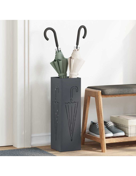Supporto per Ombrellone Antracite 15,5 x 15,5 x 49 cm Metallo