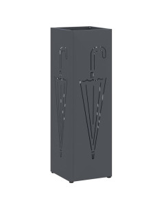 Supporto per Ombrellone Antracite 15,5 x 15,5 x 49 cm Metallo 2