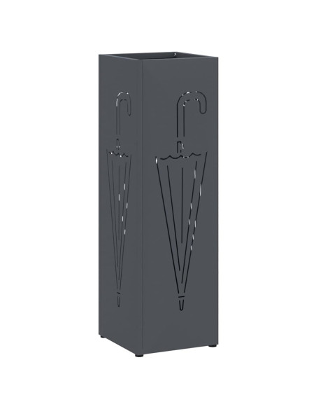 Supporto per Ombrellone Antracite 15,5 x 15,5 x 49 cm Metallo