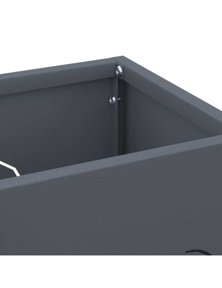 Supporto per Ombrellone Antracite 15,5 x 15,5 x 49 cm Metallo