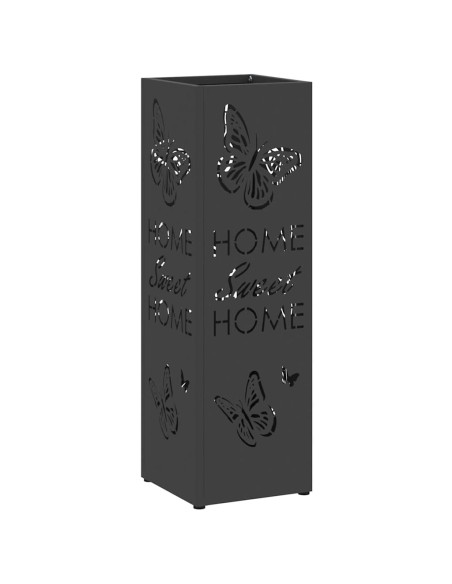 Supporto per Ombrellone Nero 15,5 x 15,5 x 49 cm Metallo