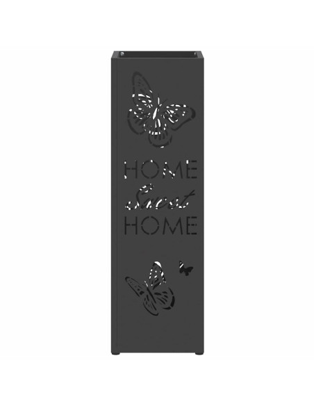 Supporto per Ombrellone Nero 15,5 x 15,5 x 49 cm Metallo