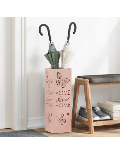 Supporto per Ombrellone Rosa 15,5 x 15,5 x 49 cm Metallo