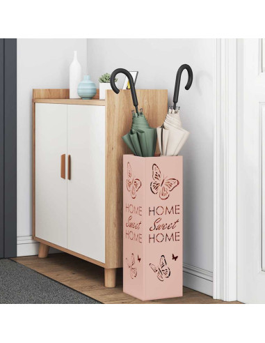Supporto per Ombrellone Rosa 15,5 x 15,5 x 49 cm Metallo