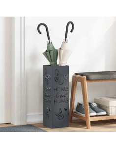 Supporto per Ombrellone Antracite 15,5 x 15,5 x 49 cm Metallo