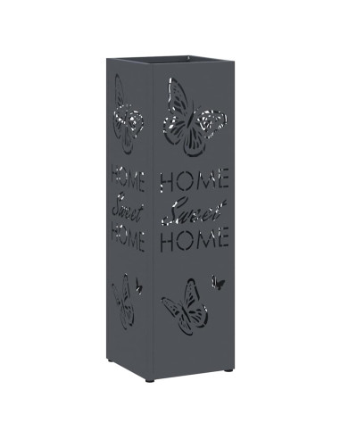 Supporto per Ombrellone Antracite 15,5 x 15,5 x 49 cm Metallo