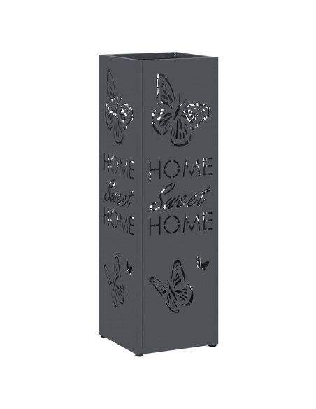 Supporto per Ombrellone Antracite 15,5 x 15,5 x 49 cm Metallo