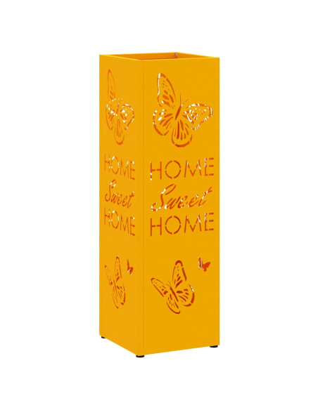 Supporto per Ombrellone Senape 15,5 x 15,5 x 49 cm Metallo