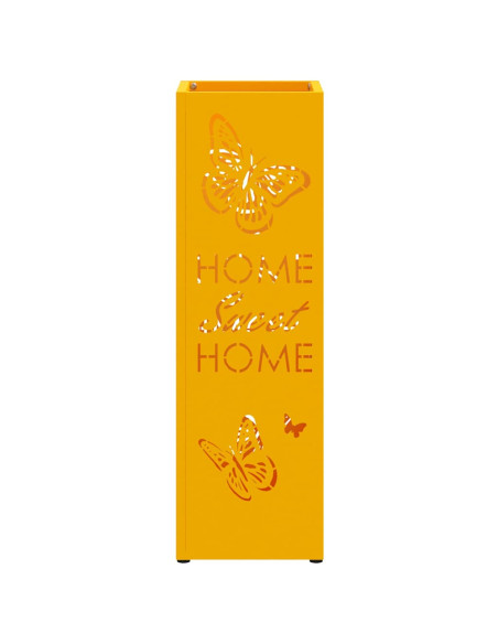 Supporto per Ombrellone Senape 15,5 x 15,5 x 49 cm Metallo