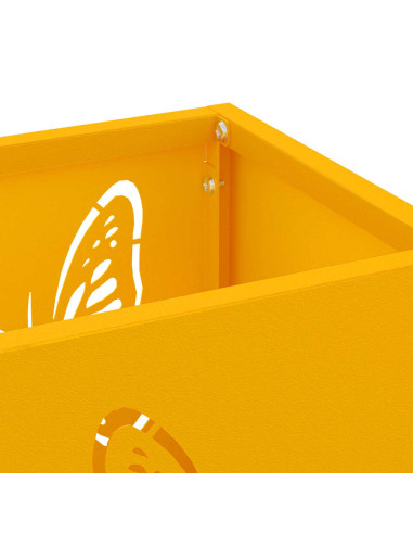 Supporto per Ombrellone Senape 15,5 x 15,5 x 49 cm Metallo