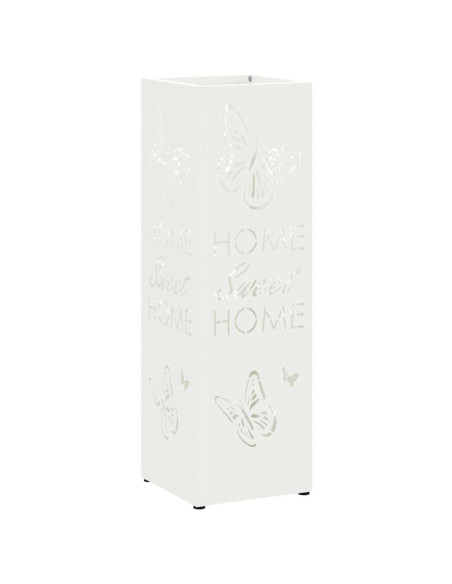 Supporto per Ombrellone Bianco 15,5 x 15,5 x 49 cm Metallo