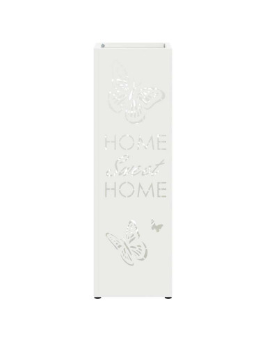 Supporto per Ombrellone Bianco 15,5 x 15,5 x 49 cm Metallo