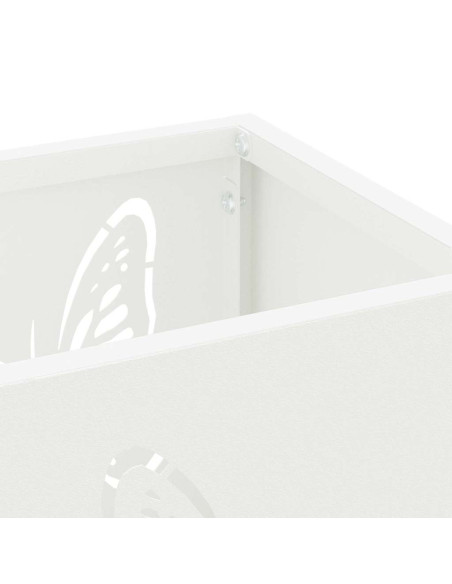 Supporto per Ombrellone Bianco 15,5 x 15,5 x 49 cm Metallo