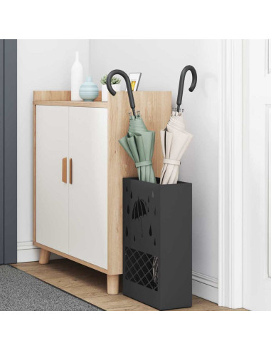 Supporto per Ombrellone Nero 28 x 12 x 41 cm Acciaio