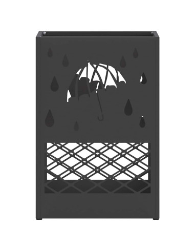 Supporto per Ombrellone Nero 28 x 12 x 41 cm Acciaio