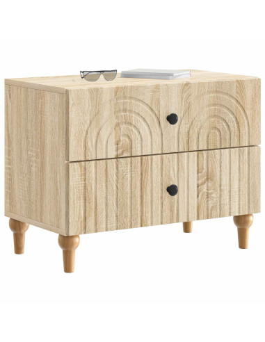 Armadio da Notte con cassetto Rovere Sonoma 62 x 34,5 x 48 cm