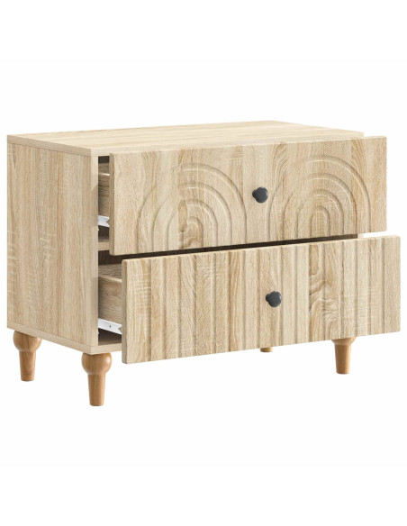 Armadio da Notte con cassetto Rovere Sonoma 62 x 34,5 x 48 cm