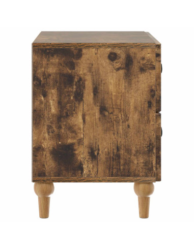 Armadio da Notte con cassetto Rovere Fumo 62 x 34,5 x 48 cm