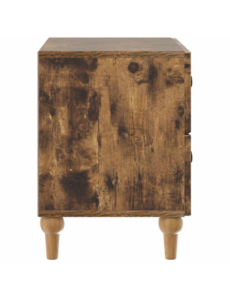 Armadio da Notte con cassetto Rovere Fumo 62 x 34,5 x 48 cm