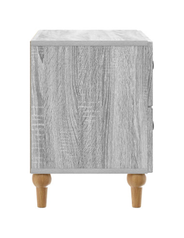 Armadio da Notte con cassetto Grigio Sonoma 62 x 34,5 x 48 cm