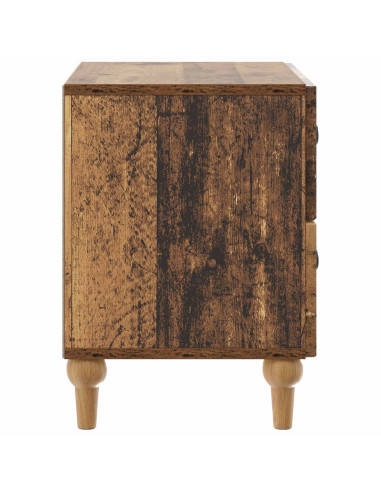 Armadio da Notte con cassetto Legno antico 62 x 34,5 x 48 cm
