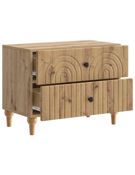 Armadio da Notte Rovere Artigianale 62 x 34,5 x 48 cm