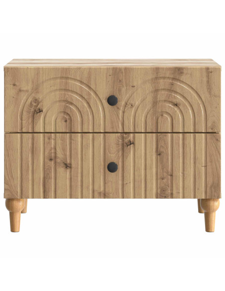 Armadio da Notte Rovere Artigianale 62 x 34,5 x 48 cm