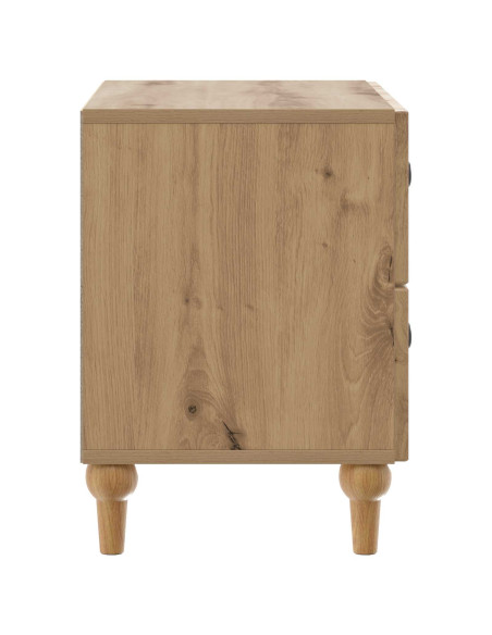 Armadio da Notte Rovere Artigianale 62 x 34,5 x 48 cm