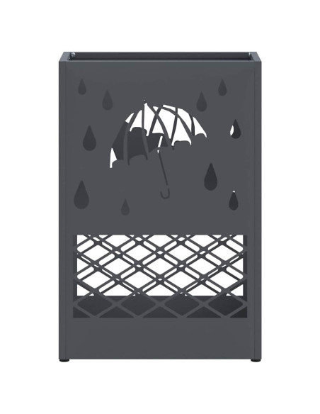 Supporto per Ombrellone Antracite 28 x 12 x 41 cm Acciaio
