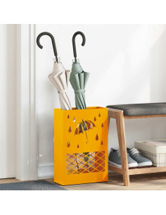 Supporto per Ombrellone giallo senape 28 x 12 x 41 cm Acciaio