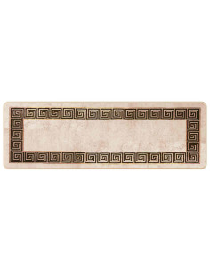 Runner Tappeto MARSA Nero 50 x 150 cm Poliestere e PVC 2